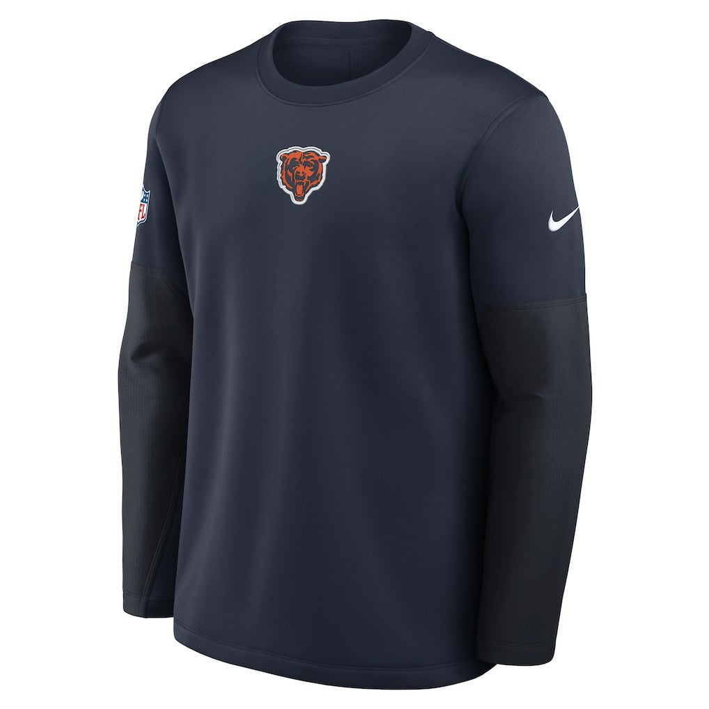 Chicago Bears Nike Sideline Coach Therma-FIT Long Sleeve T-Shirt