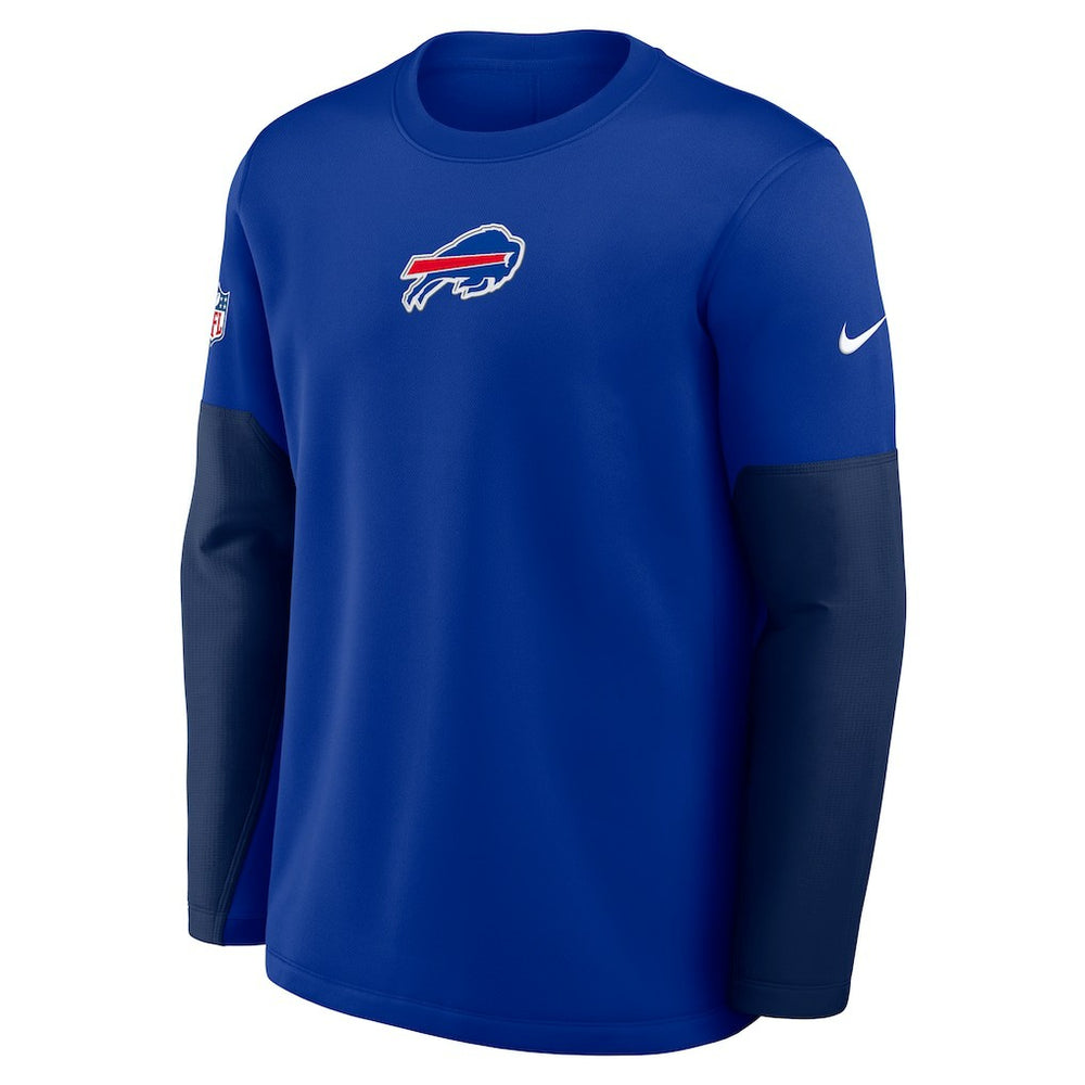 Buffalo Bills Nike Sideline Coach Therma-FIT Long Sleeve T-Shirt