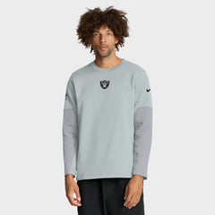 Las Vegas Raiders Nike Sideline Coach Therma-FIT Long Sleeve T-Shirt