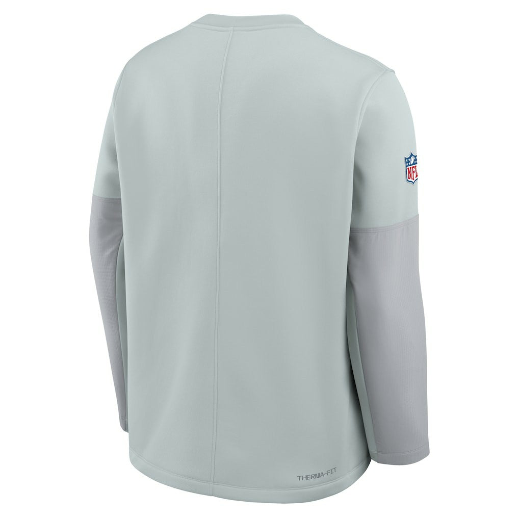 Las Vegas Raiders Nike Sideline Coach Therma-FIT Long Sleeve T-Shirt
