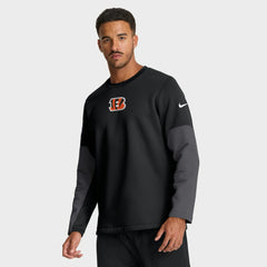 Cincinnati Bengals Nike Sideline Coach Therma-FIT Long Sleeve T-Shirt