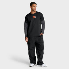 Cincinnati Bengals Nike Sideline Coach Therma-FIT Long Sleeve T-Shirt