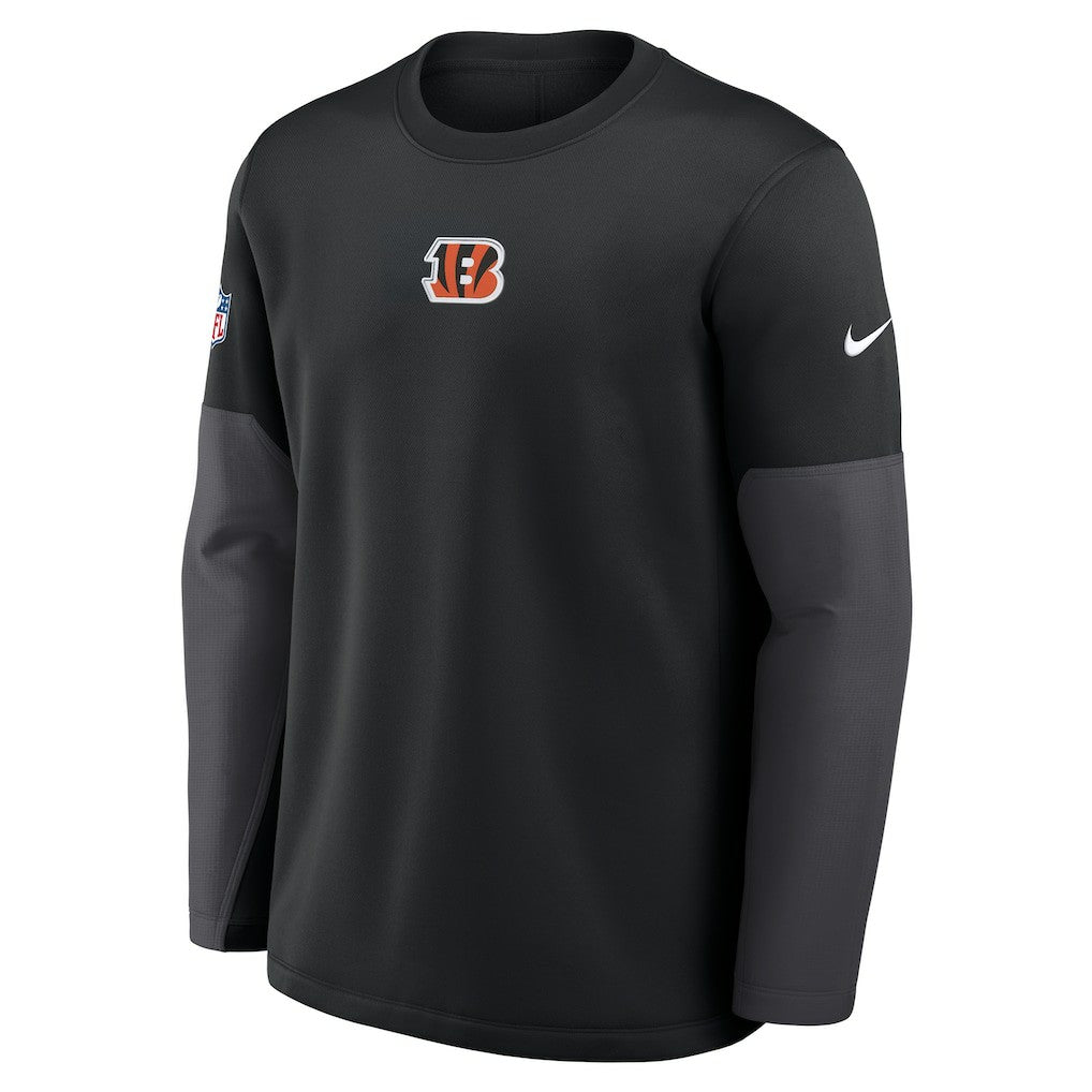 Cincinnati Bengals Nike Sideline Coach Therma-FIT Long Sleeve T-Shirt