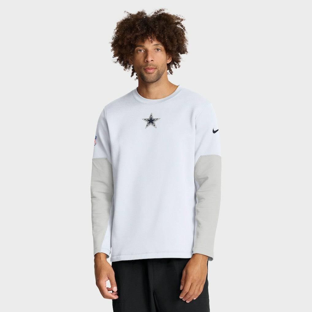 Dallas Cowboys Nike Sideline Coach Therma-FIT Long Sleeve T-Shirt