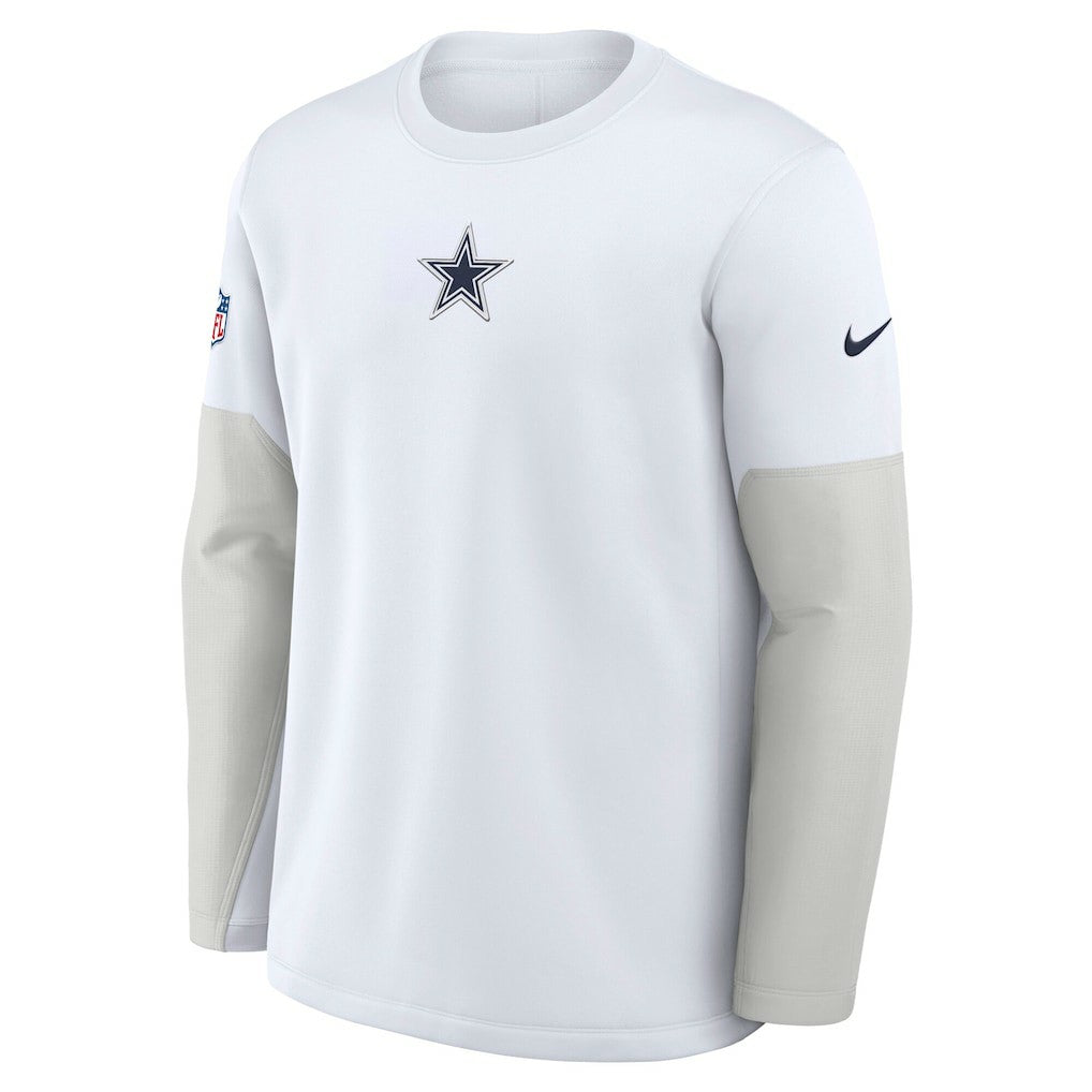 Dallas Cowboys Nike Sideline Coach Therma-FIT Long Sleeve T-Shirt