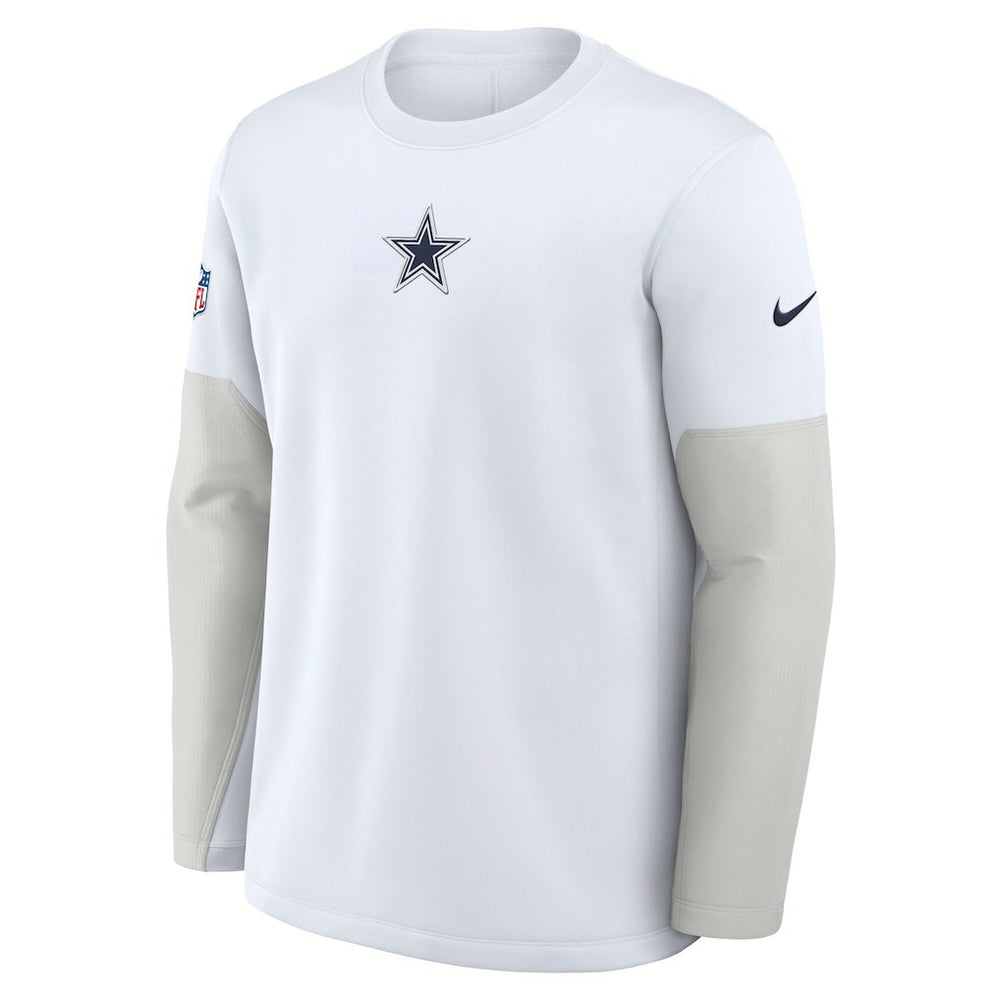 Dallas Cowboys Nike Sideline Coach Therma-FIT Long Sleeve T-Shirt