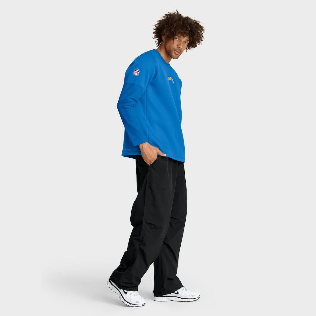 Los Angeles Chargers Nike Sideline Coach Therma-FIT Long Sleeve T-Shirt