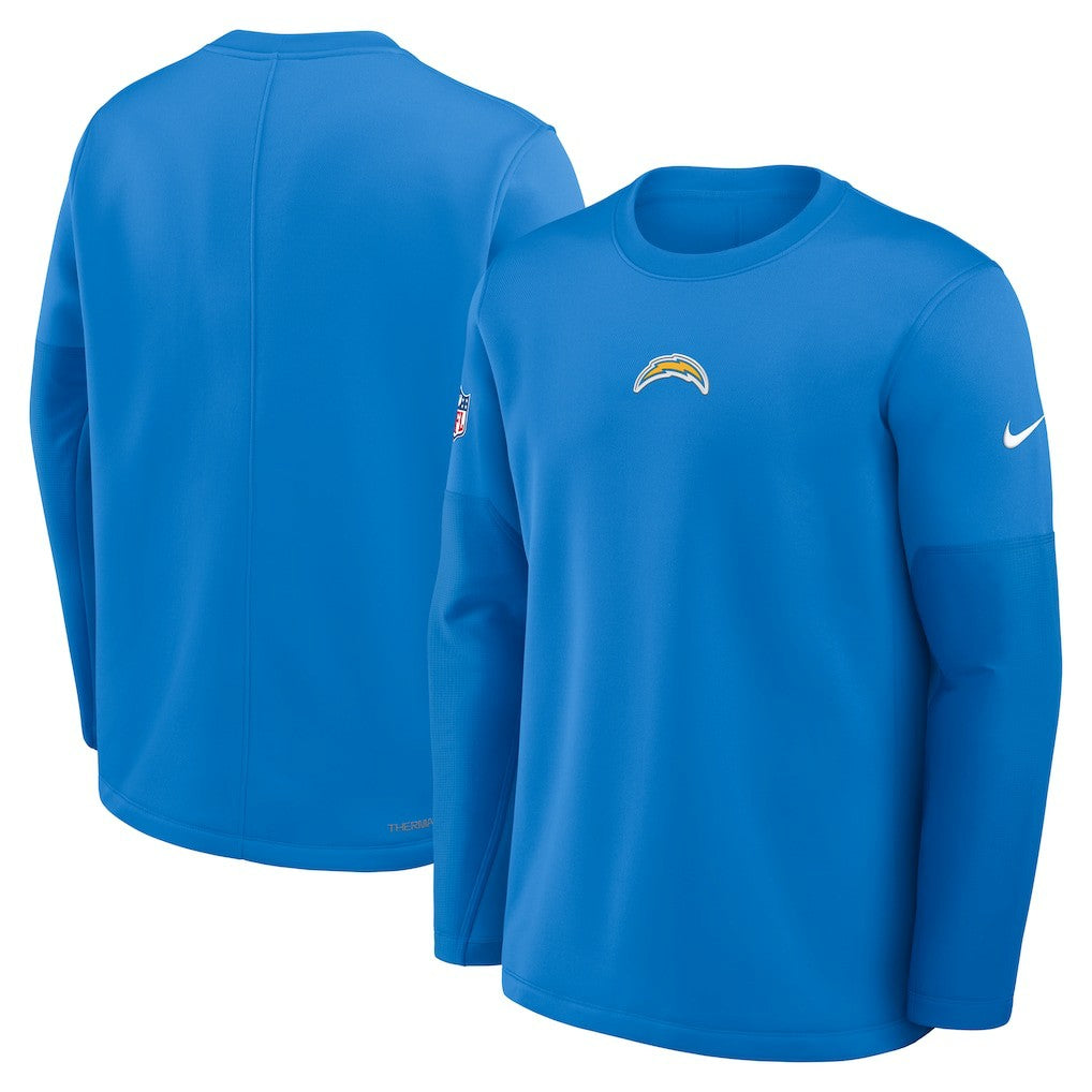 Los Angeles Chargers Nike Sideline Coach Therma-FIT Long Sleeve T-Shirt
