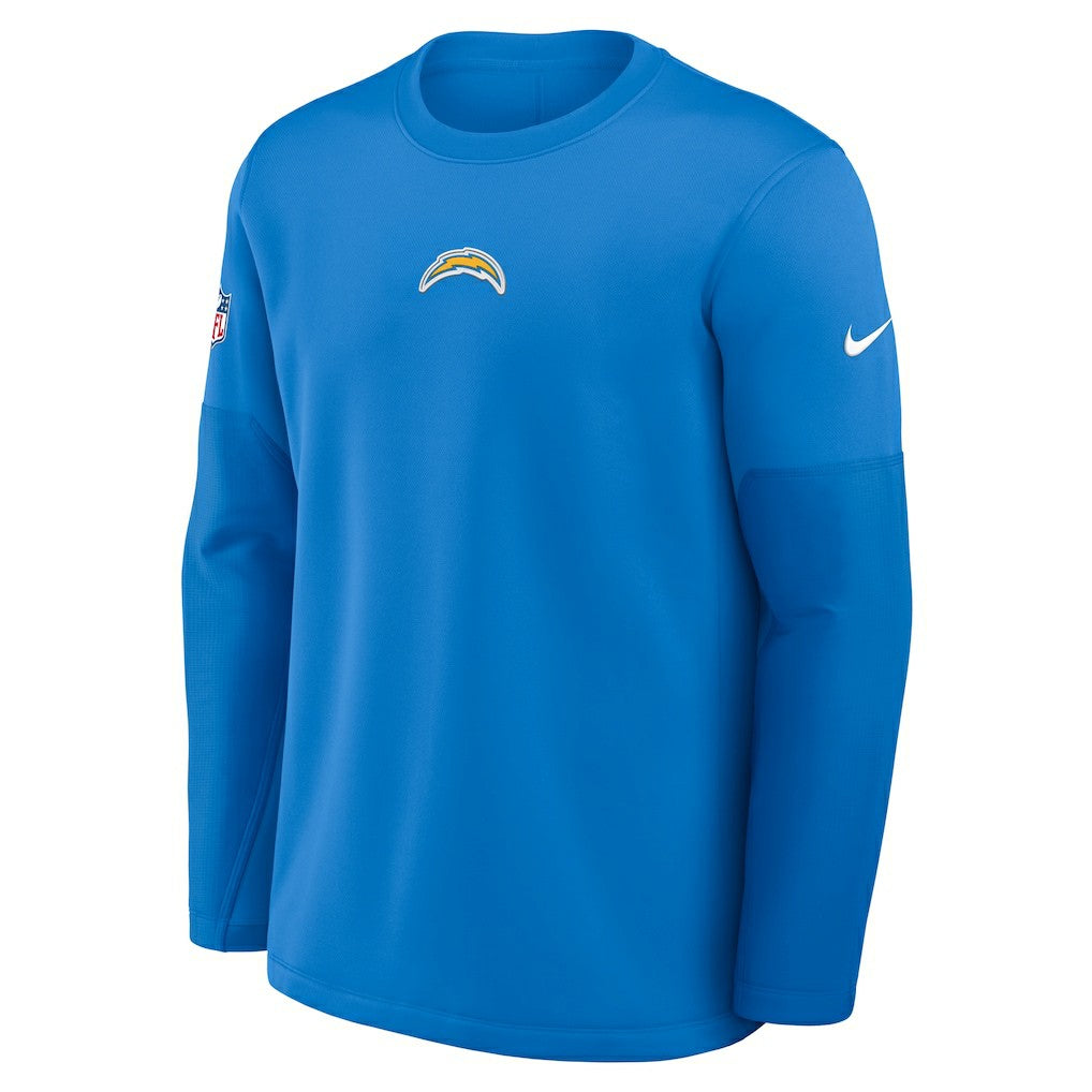 Los Angeles Chargers Nike Sideline Coach Therma-FIT Long Sleeve T-Shirt