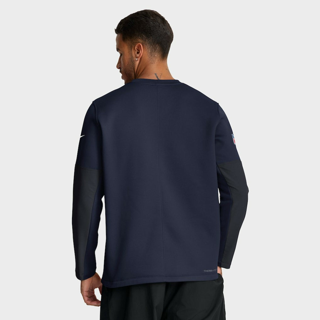 Dallas Cowboys Nike Sideline Coach Therma-FIT Long Sleeve T-Shirt