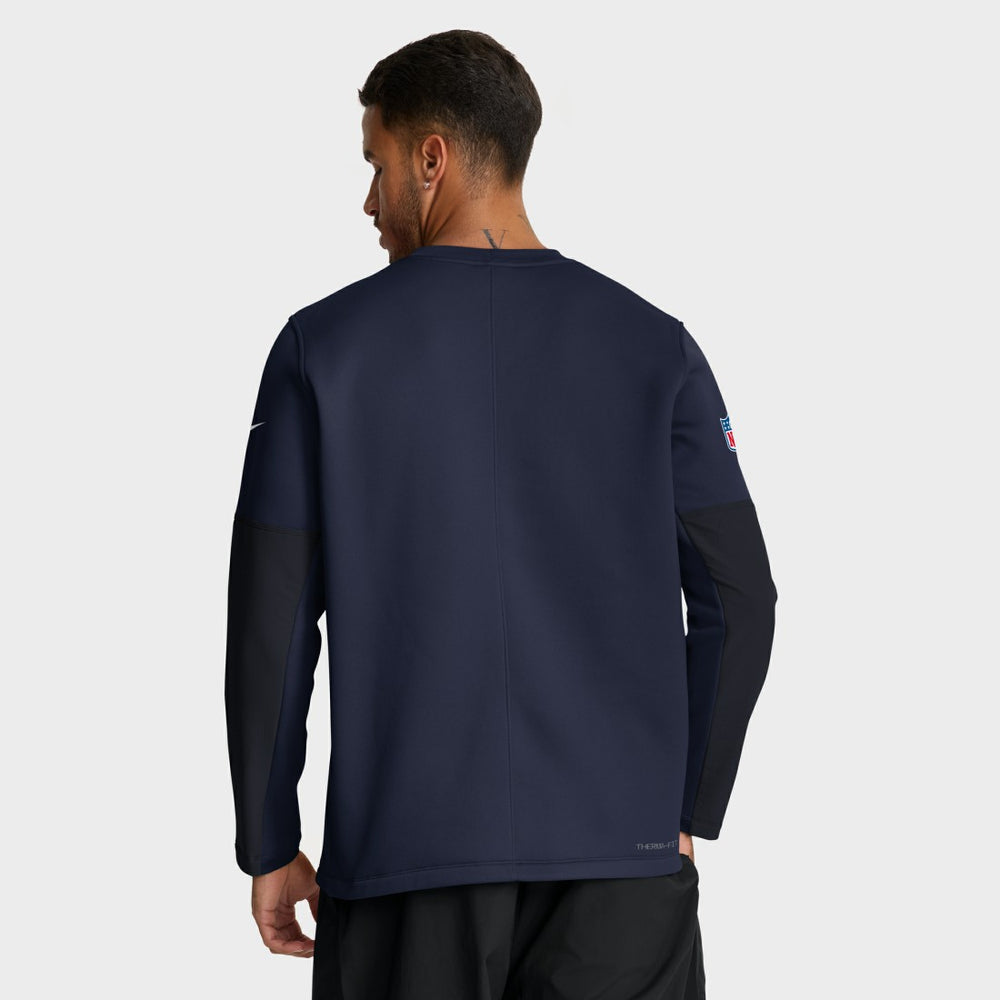Denver Broncos Nike Sideline Coach Therma-FIT Long Sleeve T-Shirt
