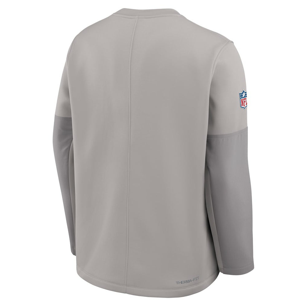 Miami Dolphins Nike Sideline Coach Therma-FIT Long Sleeve T-Shirt