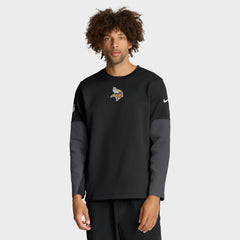 Minnesota Vikings Nike Sideline Coach Therma-FIT Long Sleeve T-Shirt