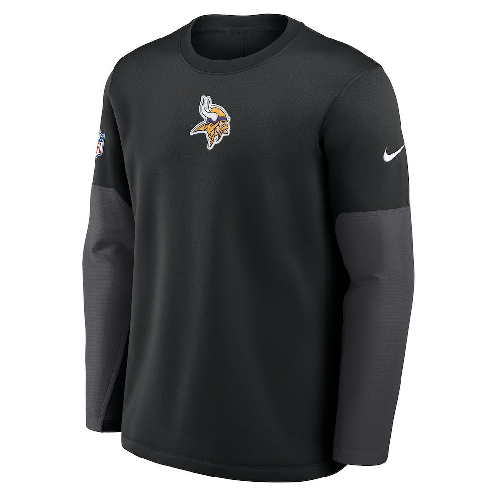 Minnesota Vikings Nike Sideline Coach Therma-FIT Long Sleeve T-Shirt