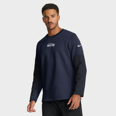 Seattle Seahawks Nike Sideline Coach Therma-FIT Long Sleeve T-Shirt