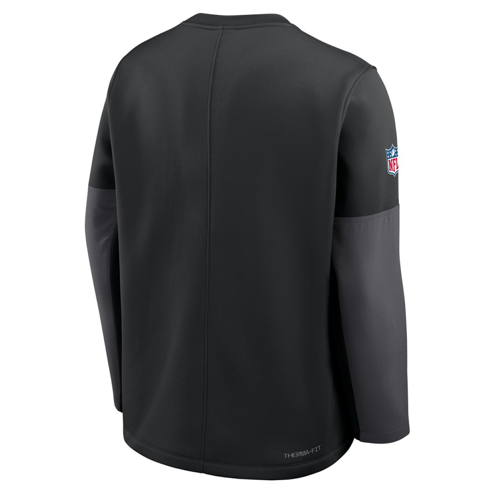 Detroit Lions Nike Sideline Coach Therma-FIT Long Sleeve T-Shirt