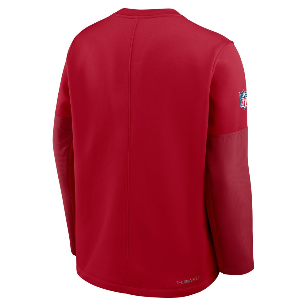 Tampa Bay Buccaneers Nike Sideline Coach Therma-FIT Long Sleeve T-Shirt