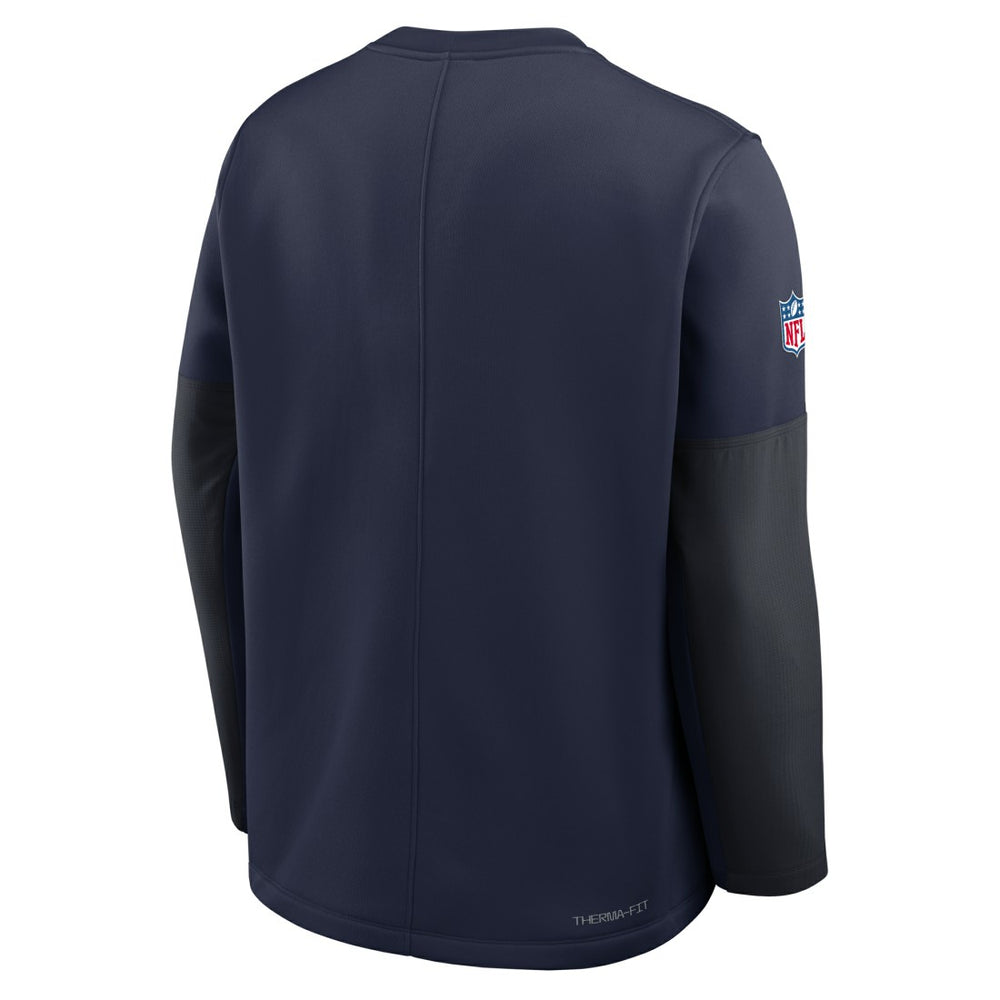 Tennessee Titans Nike Sideline Coach Therma-FIT Long Sleeve T-Shirt