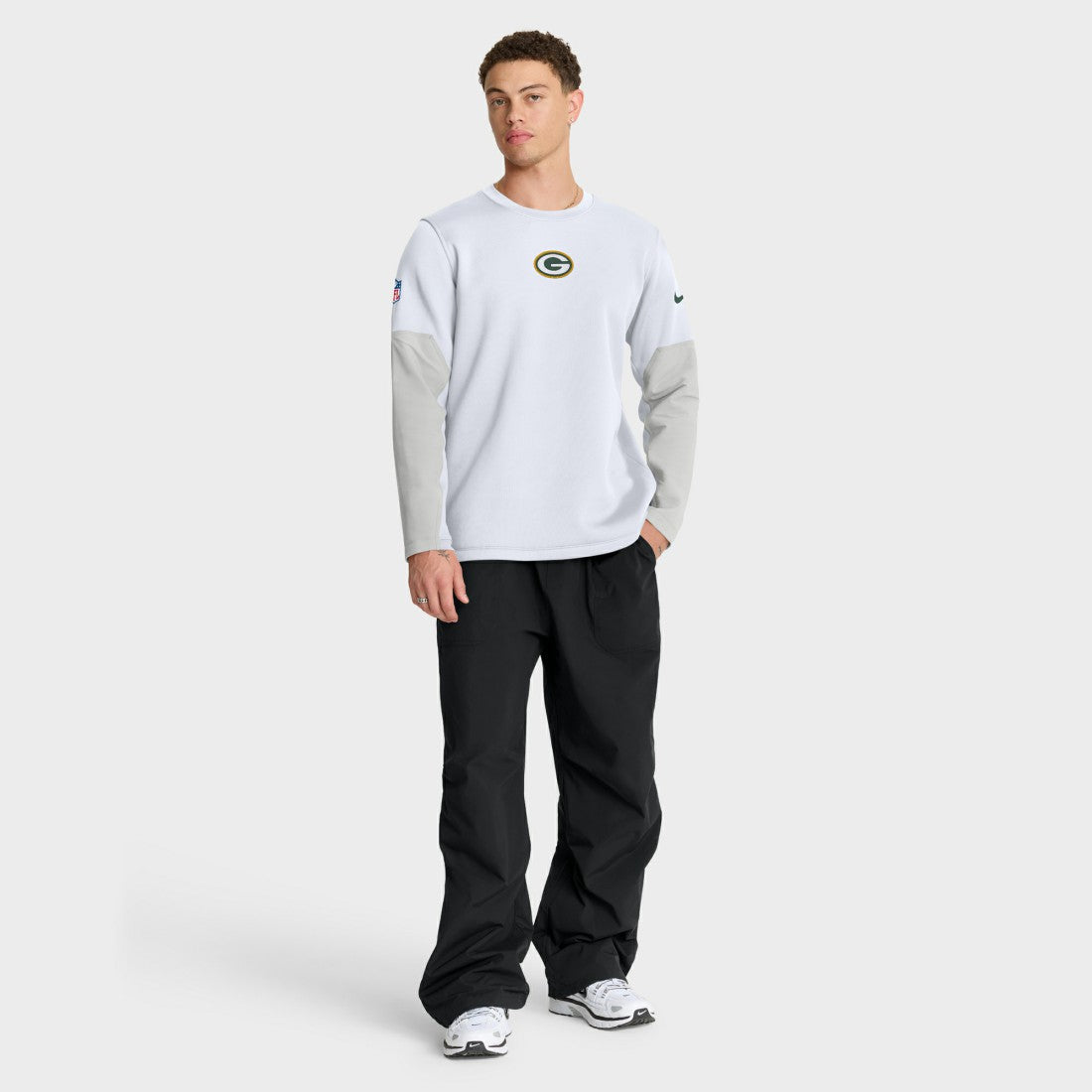 Green Bay Packers Nike Sideline Coach Therma-FIT Long Sleeve T-Shirt