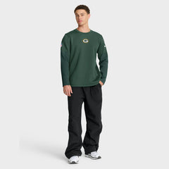 Green Bay Packers Nike Sideline Coach Therma-FIT Long Sleeve T-Shirt