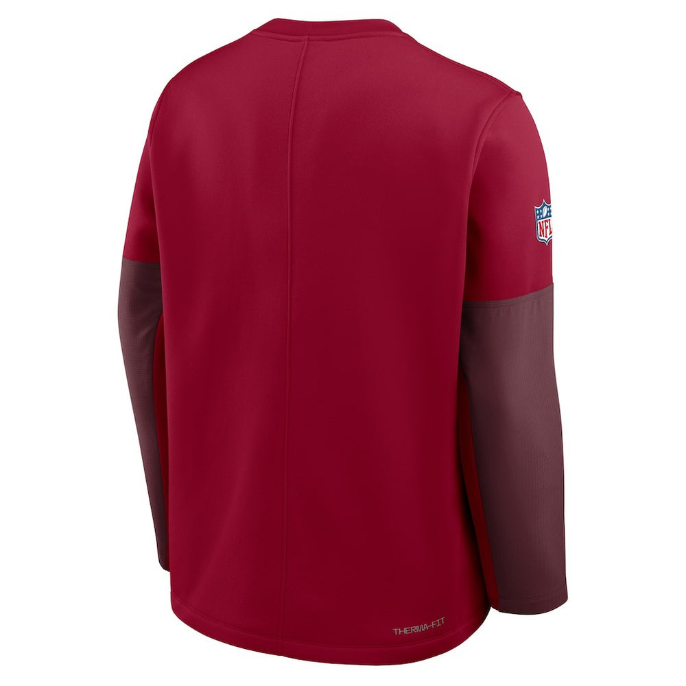 Washington Commanders Nike Sideline Coach Therma-FIT Long Sleeve T-Shirt