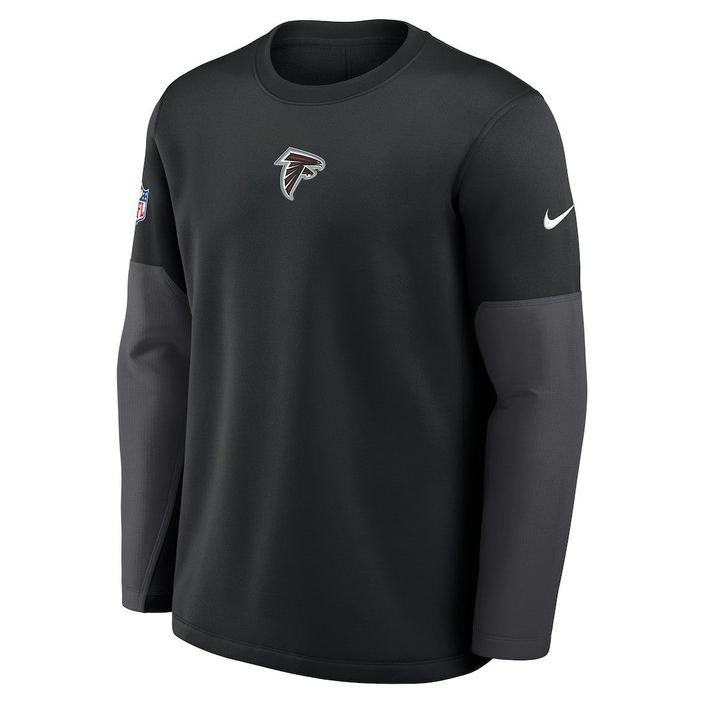 Atlanta Falcons Nike Sideline Coach Therma-FIT Long Sleeve T-Shirt