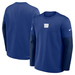 New York Giants Nike Sideline Coach Therma-FIT Long Sleeve T-Shirt