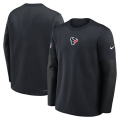 Houston Texans Nike Sideline Coach Therma-FIT Long Sleeve T-Shirt