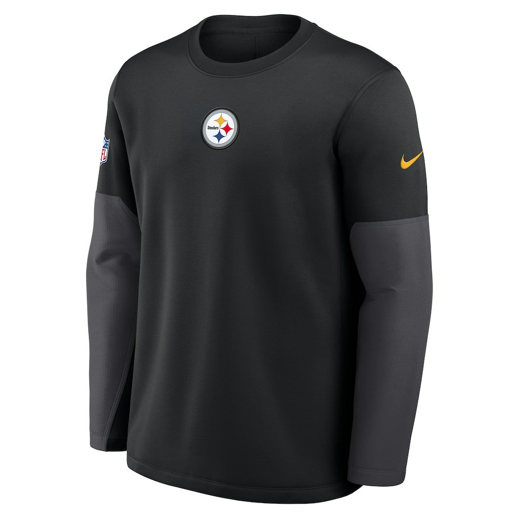 Pittsburgh Steelers Nike Sideline Coach Therma-FIT Long Sleeve T-Shirt