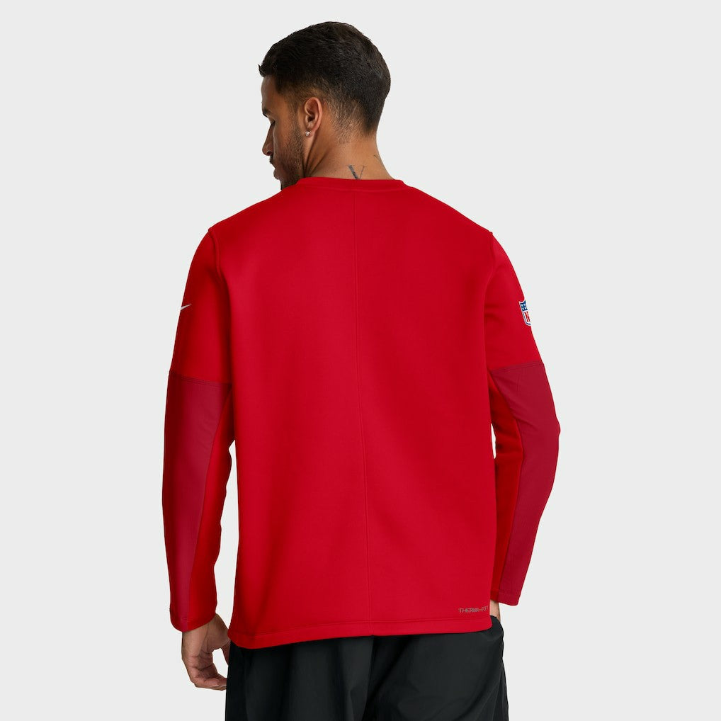 Kansas City Chiefs Nike Sideline Coach Therma-FIT Long Sleeve T-Shirt