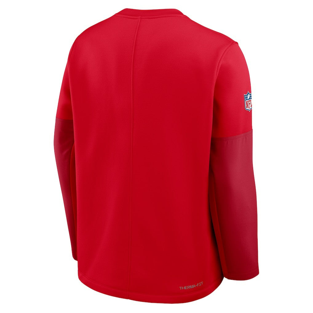 Kansas City Chiefs Nike Sideline Coach Therma-FIT Long Sleeve T-Shirt