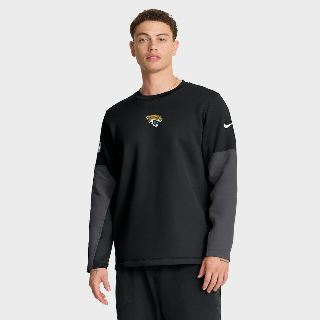 Jacksonville Jaguars Nike Sideline Coach Therma-FIT Long Sleeve T-Shirt