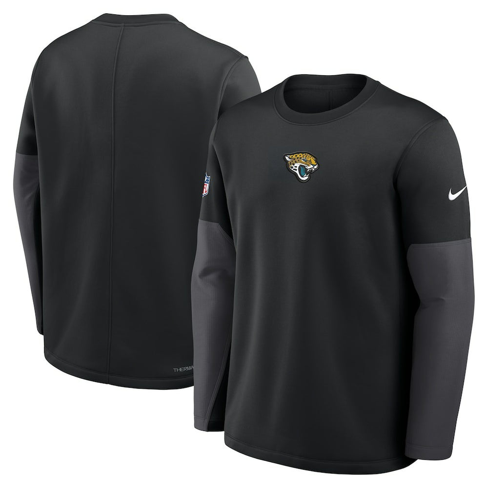 Jacksonville Jaguars Nike Sideline Coach Therma-FIT Long Sleeve T-Shirt