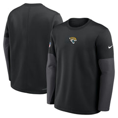 Jacksonville Jaguars Nike Sideline Coach Therma-FIT Long Sleeve T-Shirt