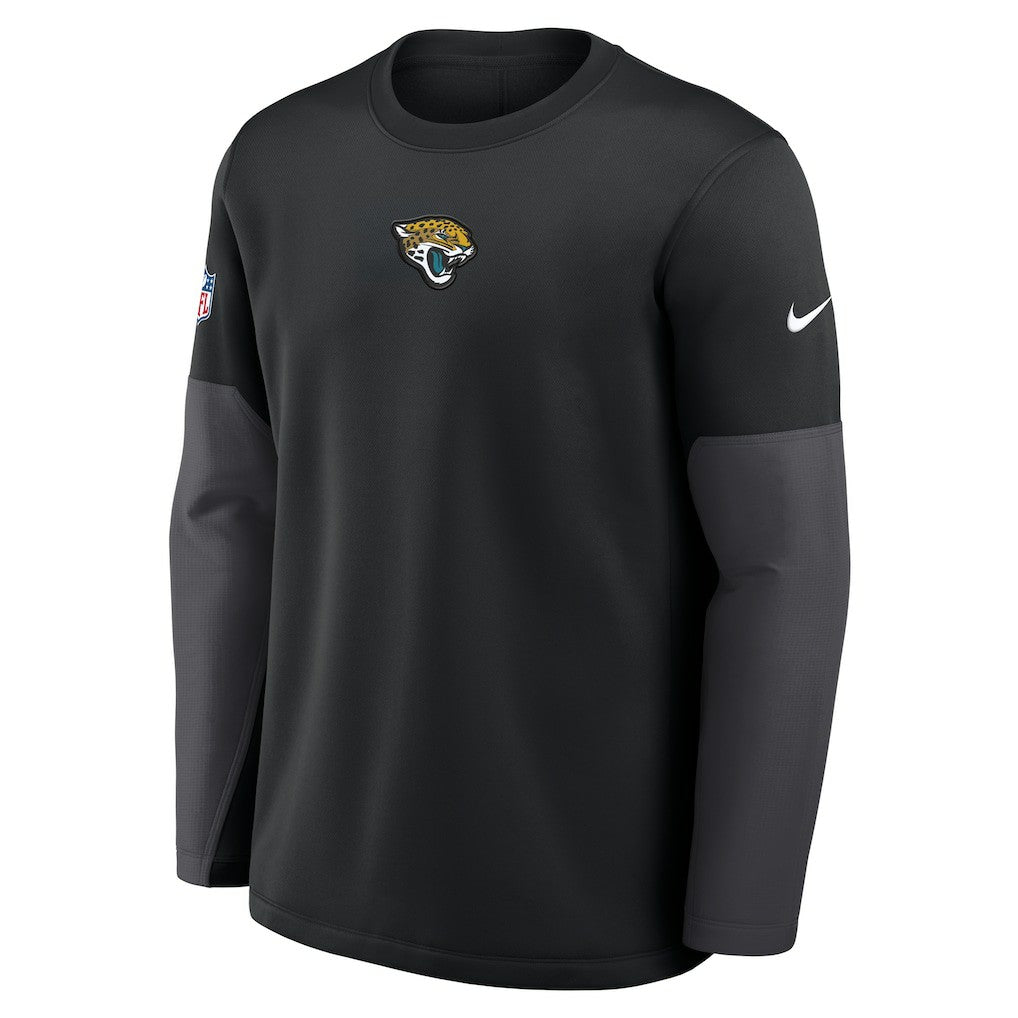 Jacksonville Jaguars Nike Sideline Coach Therma-FIT Long Sleeve T-Shirt