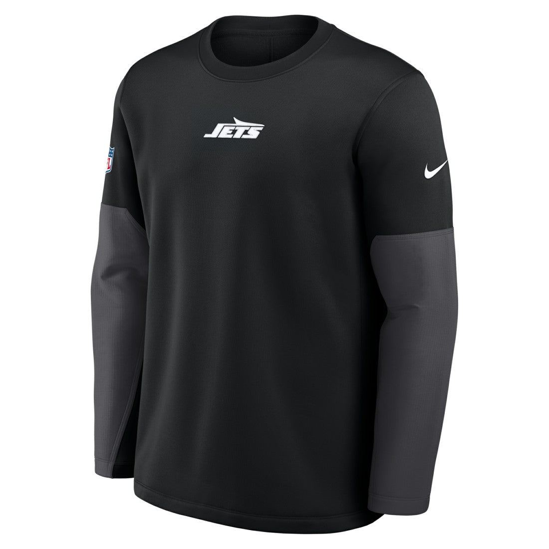 New York Jets Nike Sideline Coach Therma-FIT Long Sleeve T-Shirt