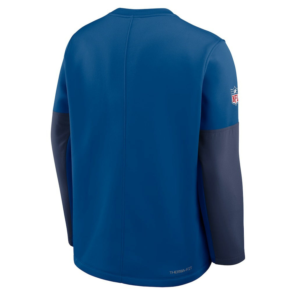 Indianapolis Colts Nike Sideline Coach Therma-FIT Long Sleeve T-Shirt