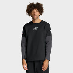 Philadelphia Eagles Nike Sideline Coach Therma-FIT Long Sleeve T-Shirt
