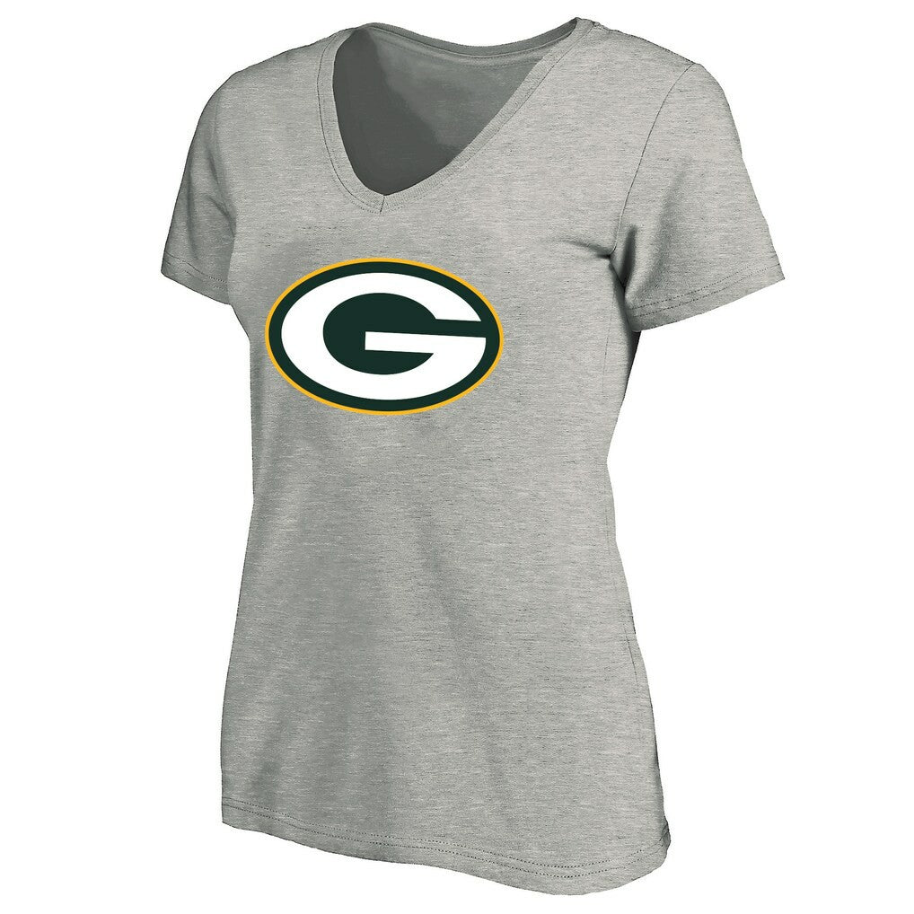 Green Bay Packers Fanatics Women's Plus Size V-Neck T-Shirt