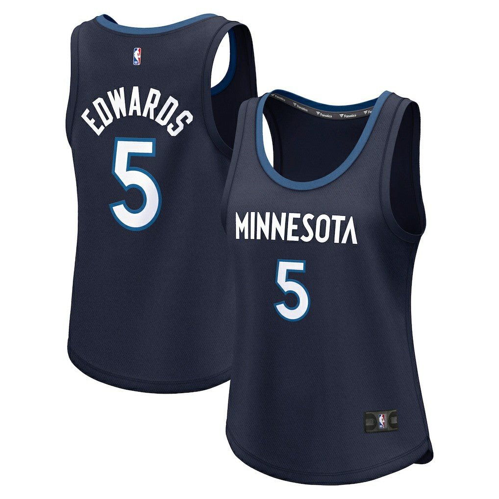 Anthony Edwards Minnesota Timberwolves Women's Fast Break Player Jersey On Sale
