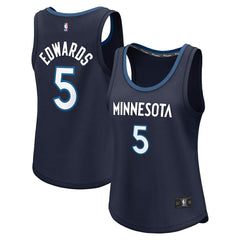 Anthony Edwards Minnesota Timberwolves Women's Fast Break Player Jersey On Sale