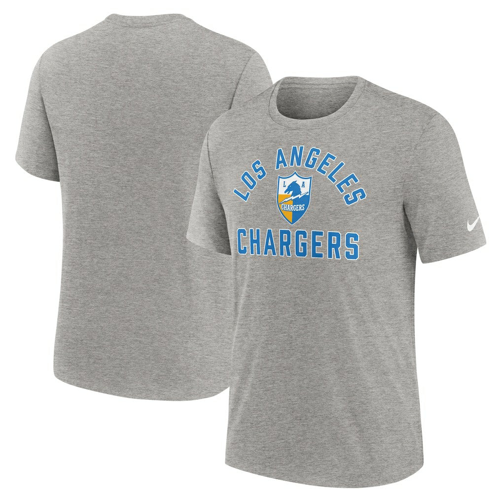 Los Angeles Chargers Nike Favorable Timeline Tri-Blend T-Shirt