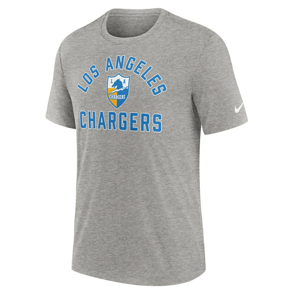 Los Angeles Chargers Nike Favorable Timeline Tri-Blend T-Shirt