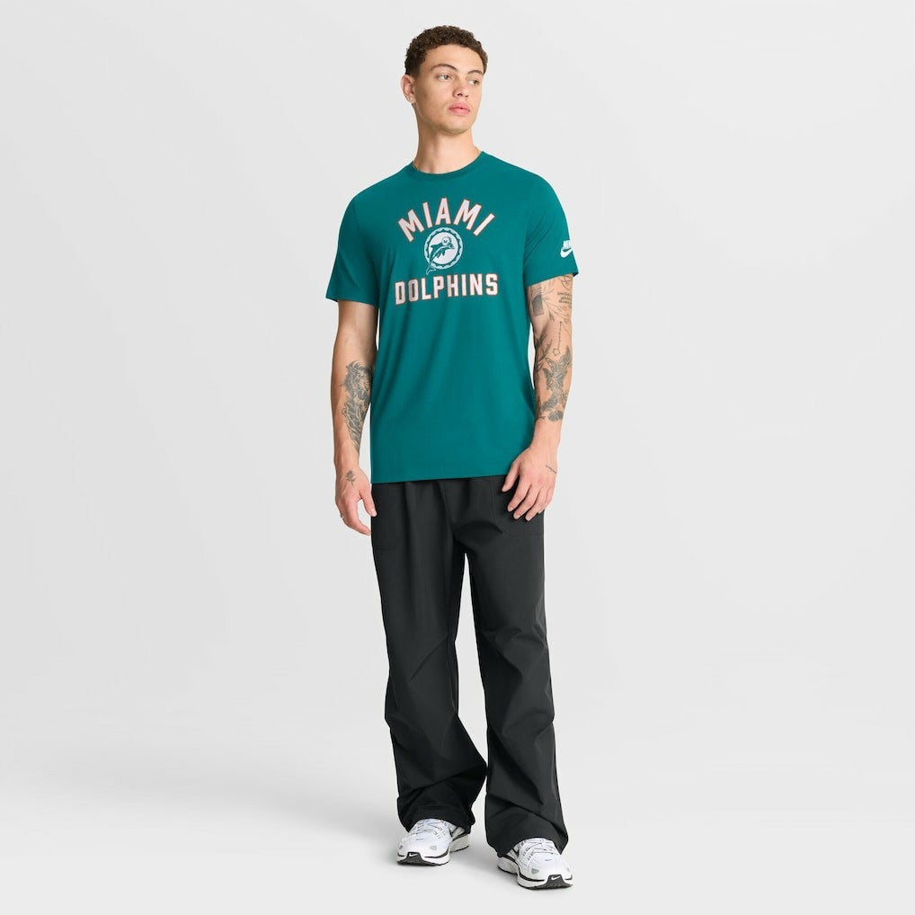 Miami Dolphins Nike Favorable Timeline Tri-Blend T-Shirt