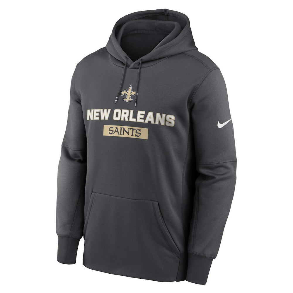 New Orleans Saints Nike Toss Sweep Performance Pullover Hoodie