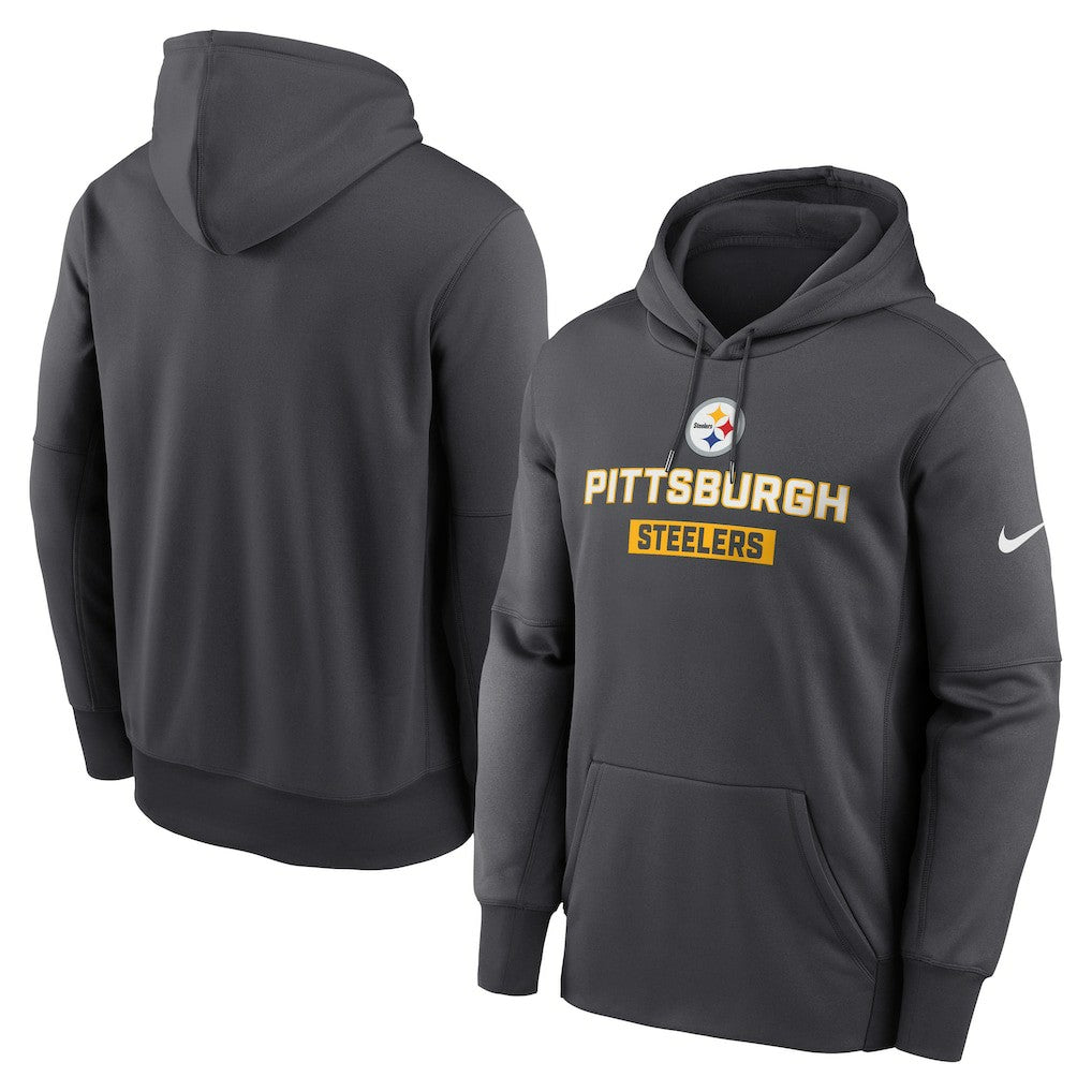 Pittsburgh Steelers Nike Toss Sweep Performance Pullover Hoodie