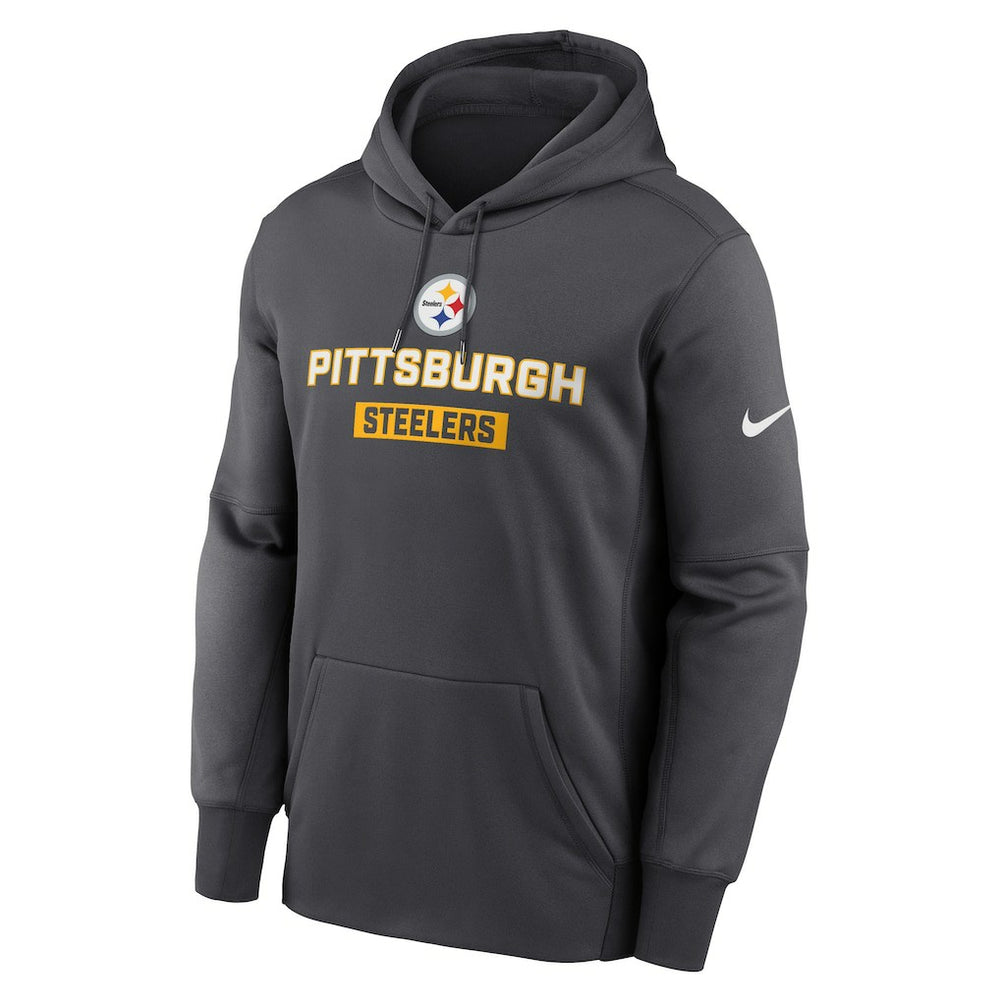 Pittsburgh Steelers Nike Toss Sweep Performance Pullover Hoodie