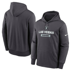 Las Vegas Raiders Nike Toss Sweep Performance Pullover Hoodie