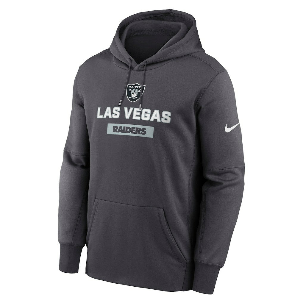 Las Vegas Raiders Nike Toss Sweep Performance Pullover Hoodie