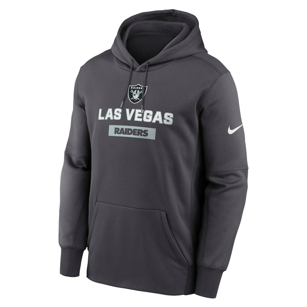 Las Vegas Raiders Nike Toss Sweep Performance Pullover Hoodie